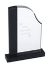 Branded Promotional DUNDEE AWARD in Clear Transparent & Black Award From Concept Incentives.