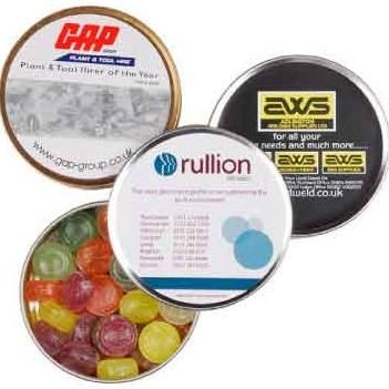 Branded Promotional TRAVEL SWEETS TIN Sweets From Concept Incentives.