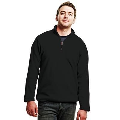 Branded Promotional REGATTA MICRO ZIP NECK FLEECE TOP Fleece From Concept Incentives.