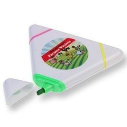 Branded Promotional TRIANGULAR HIGHLIGHTER PEN SET Highlighter Set From Concept Incentives.