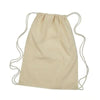 COTTON DRAWSTRING DUFFLE GYMSAC with Double Drawstrings