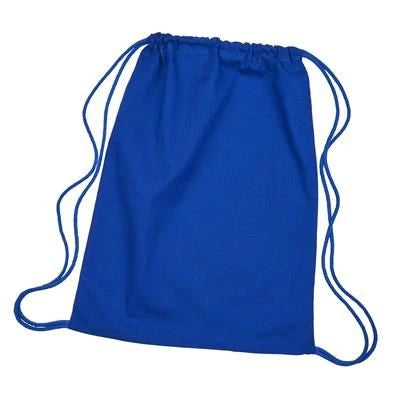 COTTON DRAWSTRING DUFFLE GYMSAC with Double Drawstrings