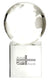 Branded Promotional 80MM GLASS GLOBE AWARD Globe From Concept Incentives.
