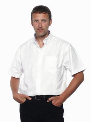 Branded Promotional OXFORD SHIRT SHORT SLEEVE Shirt From Concept Incentives.