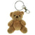 Branded Promotional 8CM PLAIN TUBBY KEYRING BEAR Keyring From Concept Incentives.