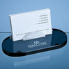 Branded Promotional 14CM SMOKED GLASS BUSINESS CARD HOLDER Business Card Holder From Concept Incentives.