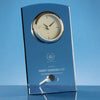 Branded Promotional SMOKED GLASS RECTANGULAR DESK CLOCK Clock From Concept Incentives.
