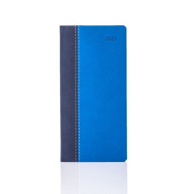 Branded Promotional CASTELLI COSTA RICA DIARY in Blue Pocket Weekly Diary from Concept Incentives