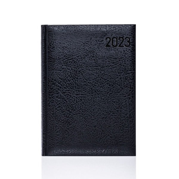 Branded Promotional PERU DIARY A5 Daily Black from Concept Incentives