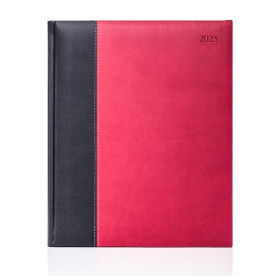 Branded Promotional CASTELLI COSTA RICA DIARY in Red A5 Daily Diary from Concept Incentives