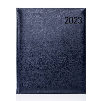 Branded Promotional PERU DIARY Quarto Weekly Blue from Concept Incentives