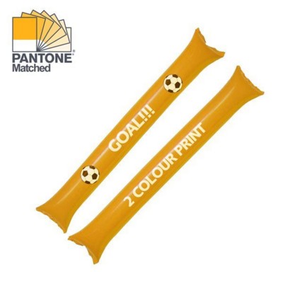 Branded Promotional BANG BANG STICK in Yellow Noise Maker From Concept Incentives.