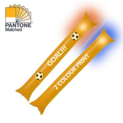 Branded Promotional LED BANG BANG STICK in Yellow Noise Maker From Concept Incentives.