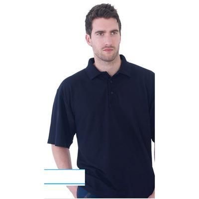 Branded Promotional 50-50 PIQUE POLO SHIRT Polo Shirt From Concept Incentives.