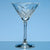 Branded Promotional 230ML CREATIVE BAR FULL CUT MARTINI GLASS Cocktail Glass From Concept Incentives.