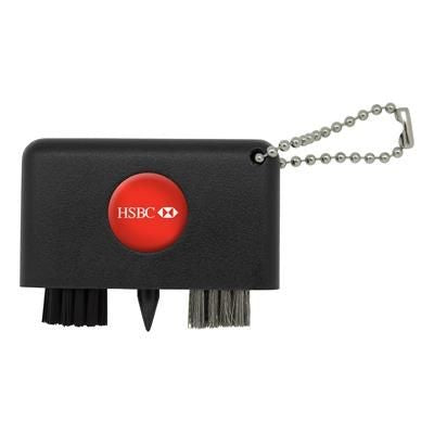 Branded Promotional UK MULTI-TOOL BRUSH KEYRING Multi Tool From Concept Incentives.