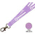 Branded Promotional FLAT POLYESTER LANYARD in Violet Lanyard From Concept Incentives.