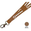 Branded Promotional FLAT POLYESTER LANYARD in Bronze Lanyard From Concept Incentives.