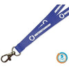 Branded Promotional 5 DAY EXPRESS FLAT POLYESTER LANYARD with Safety Break Lanyard From Concept Incentives.