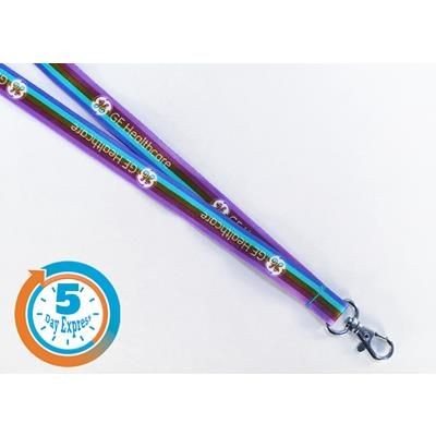 Branded Promotional 5 DAY EXPRESS DYE SUBLIMATED LANYARD with Safety Break Lanyard From Concept Incentives.