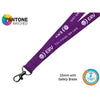 Branded Promotional EXPRESS FLAT POLYESTER LANYARD with Safety Break Lanyard From Concept Incentives.