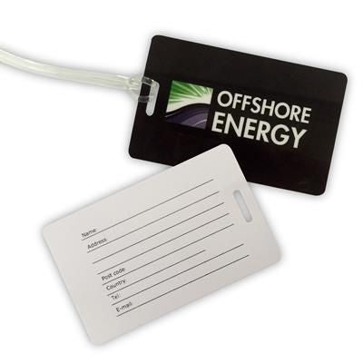 Branded Promotional CREDIT CARD LUGGAGE TAG Luggage Tag From Concept Incentives.