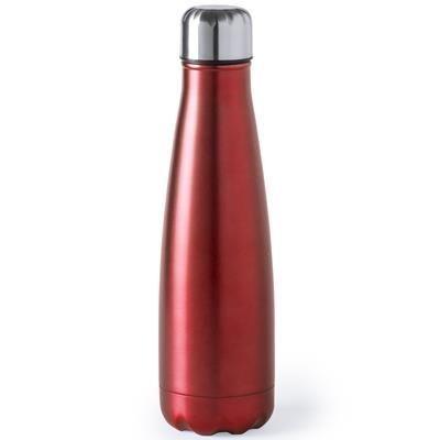 Branded Promotional CURSA METAL BOTTLE Travel Mug From Concept Incentives.