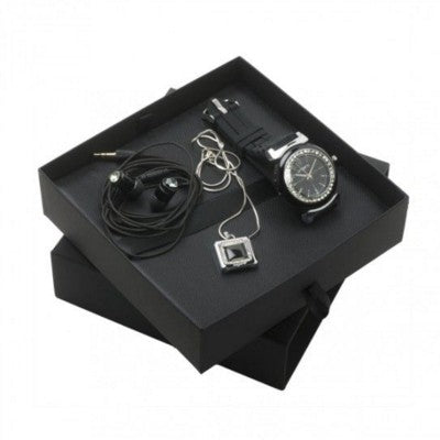 Branded Promotional UNGARO WATCH USB MEMORY STICK & EARPHONES SET Watch Gift Set From Concept Incentives.