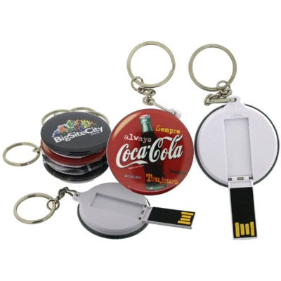 Branded Promotional USB BUTTON FLASH DRIVE MEMORY STICK Memory Stick USB From Concept Incentives.