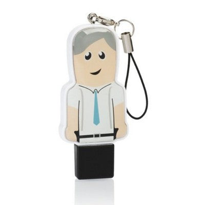 Branded Promotional MINI USB BUSINESS PERSON MEMORY STICK Memory Stick USB From Concept Incentives.