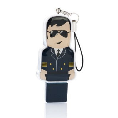 Branded Promotional MINI USB PILOT PERSON MEMORY STICK Memory Stick USB From Concept Incentives.