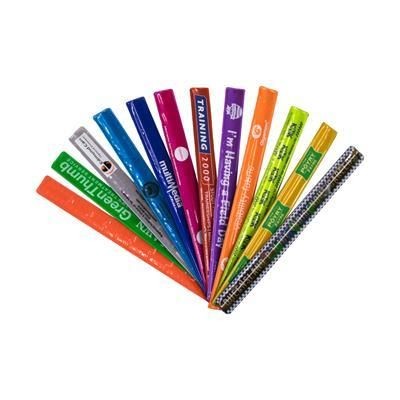 Branded Promotional REFLECTIVE SNAP BAND Wrist Band From Concept Incentives.