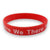 Branded Promotional SILICON WRIST BAND in Red Wrist Band From Concept Incentives.