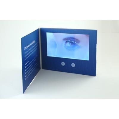 Branded Promotional A5 VIDEO BROCHURE with 7 Inch Screen Sound Card From Concept Incentives.