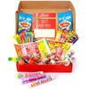 Branded Promotional VEGAN AND VEGETARIAN PERSONALISED RETRO RED SWEETS HAMPER 690G Sweets From Concept Incentives.