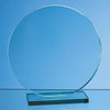 Branded Promotional 20CM JADE GLASS CIRCLE AWARD Award From Concept Incentives.