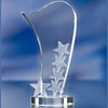 Branded Promotional STARS GLASS AWARD TROPHY Award From Concept Incentives.