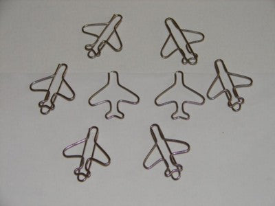 Branded Promotional AEROPLANE WIRE PAPERCLIP Paperclip From Concept Incentives.