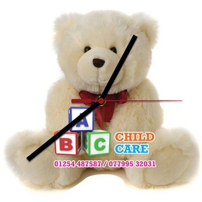 Branded Promotional CUSTOM SHAPE WALL CLOCK in White Clock From Concept Incentives.