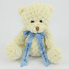 Branded Promotional 15CM BOW BUTTERMILK WAFFLE BEAR Soft Toy From Concept Incentives.