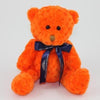 Branded Promotional 15CM BOW PUMPKIN WAFFLE BEAR Soft Toy From Concept Incentives.