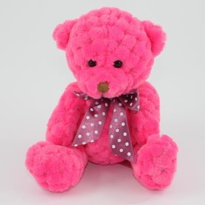 Branded Promotional 15CM PLAIN  FIESTA WAFFLE BEAR Soft Toy From Concept Incentives.