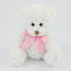 Branded Promotional 15CM PLAIN  SNOWDROP WAFFLE BEAR Soft Toy From Concept Incentives.