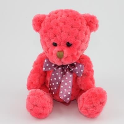 Branded Promotional 15CM PLAIN  WATERMELON WAFFLE BEAR Soft Toy From Concept Incentives.