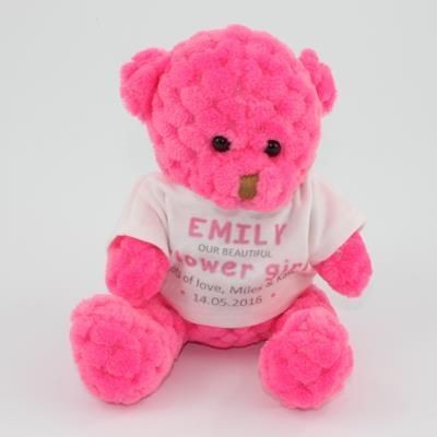 Branded Promotional 15CM TEE SHIRT FIESTA WAFFLE BEAR Soft Toy From Concept Incentives.