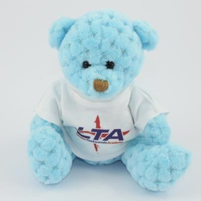 Branded Promotional 15CM TEE SHIRT SKY WAFFLE BEAR Soft Toy From Concept Incentives.