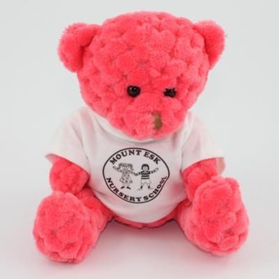 Branded Promotional 15CM TEE SHIRT WATERMELON WAFFLE BEAR Soft Toy From Concept Incentives.