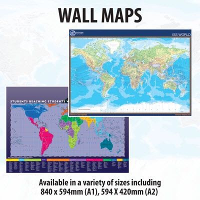 Branded Promotional BESPOKE WALL MAP Map From Concept Incentives.