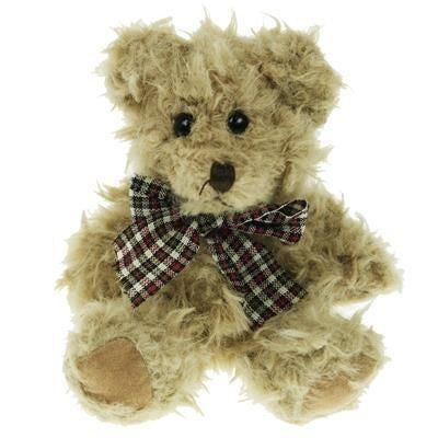 Branded Promotional 15CM PLAIN WINDSOR BEAR Soft Toy From Concept Incentives.