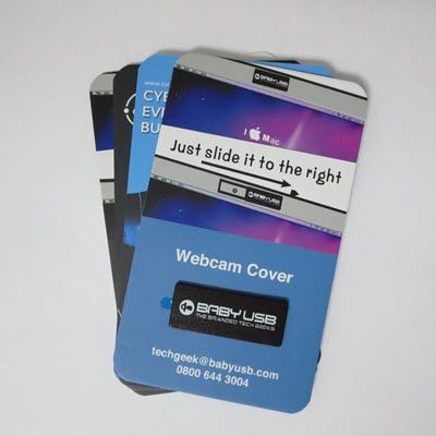 Branded Promotional PLASTIC WEBCAM COVER Web Cam From Concept Incentives.